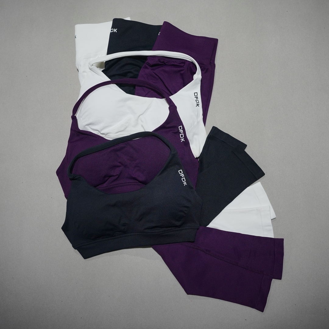 Women'S Fashion Leggings - Set Pakaian Olahraga Wanita DFDK 2Pcs
