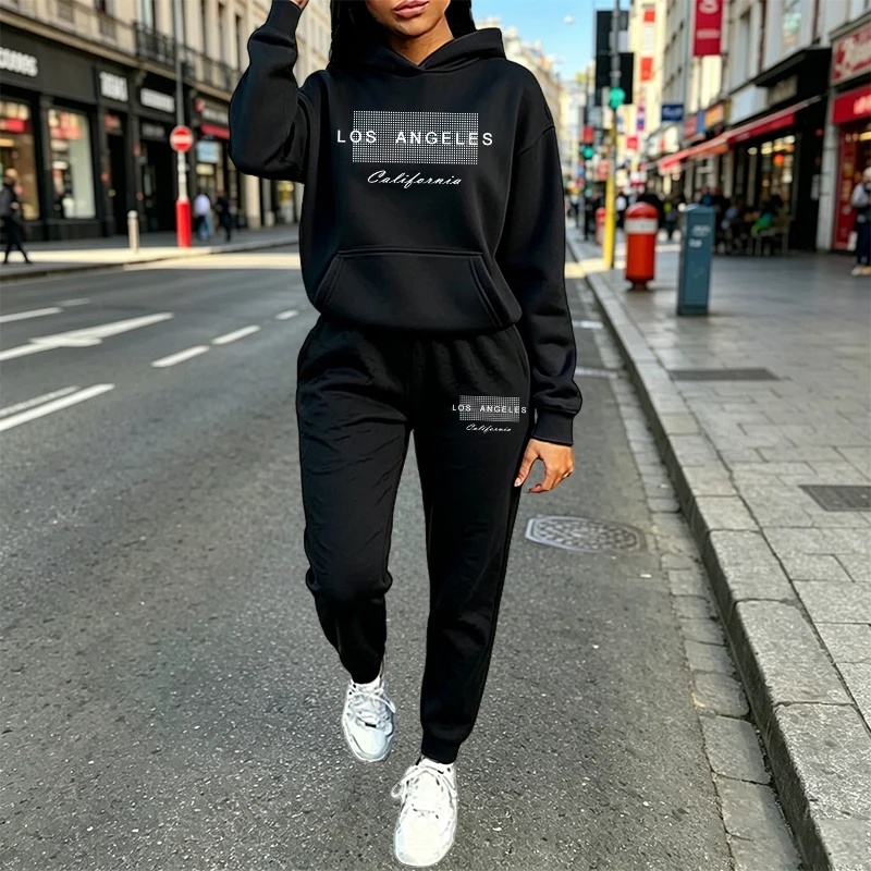 Women'S Fashion Sweatshirts - Setelan 2 Potong Wanita Musim Gugur