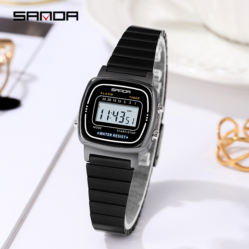 Women Fashion Zone - SANDA 6053 jam tangan elektronik, jam