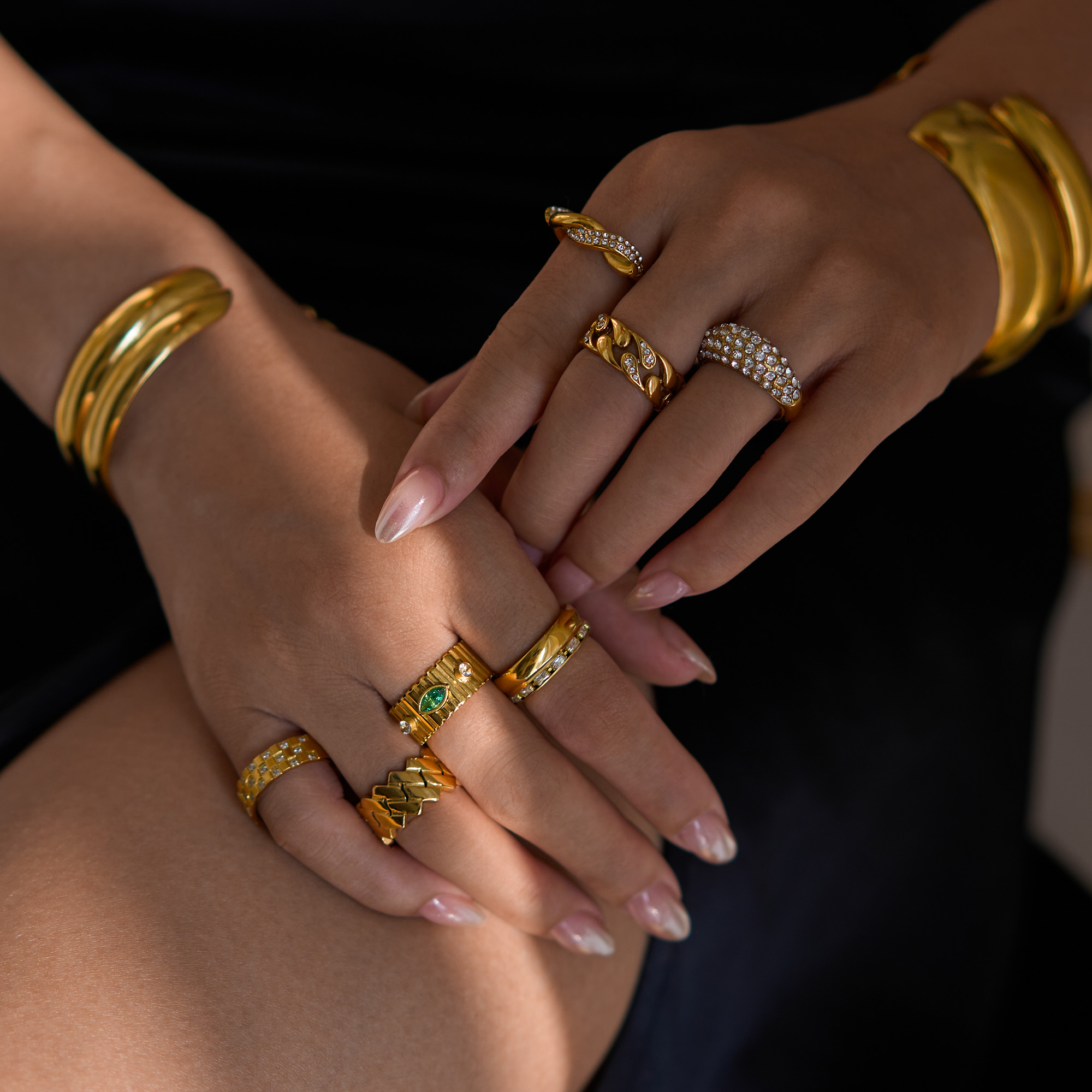 Women'S Fashion Uk 2025 - DASEIN 2025 Set Cincin Zirkon Desain