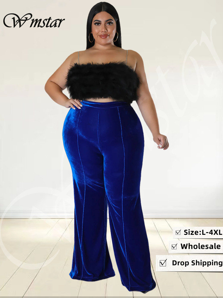 Women'S Fashion Leggings - Wmstar Celana Ukuran Plus Legging Menyala