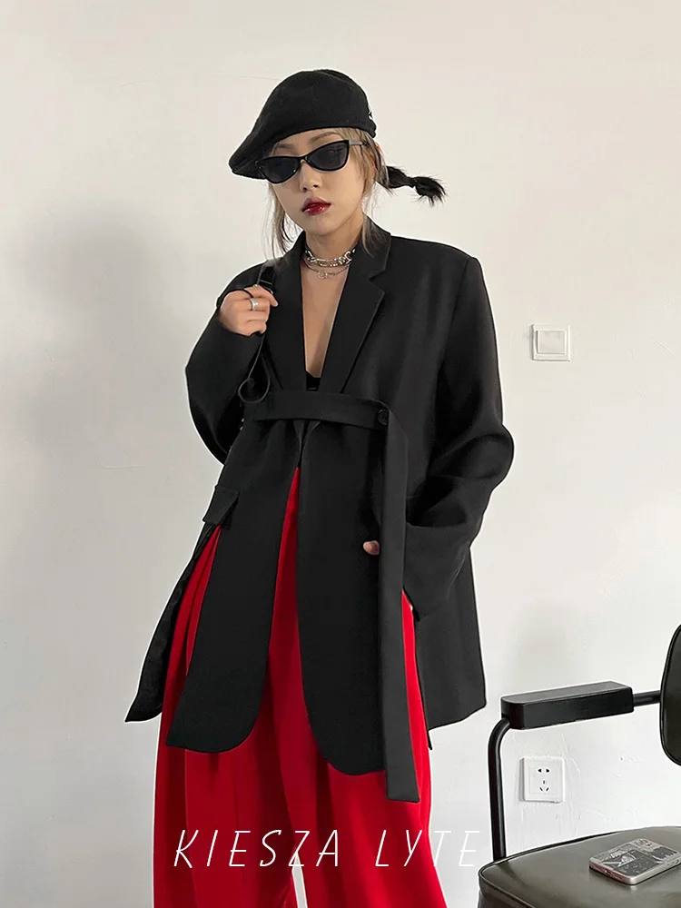 Blazer Women Oversized - Blazer gaya jalanan wanita, keluaran baru