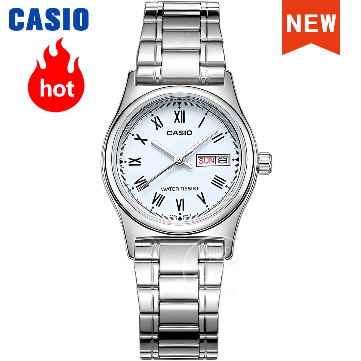 Women Fashion Zone - Jam tangan wanita Casio LTP-V006D-2B Tahan