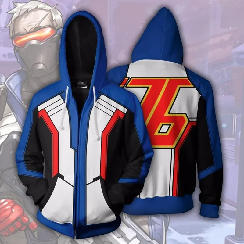 Women'S Fashion Sweatshirts - Nene 2025 Anime Game Overwatch Genji