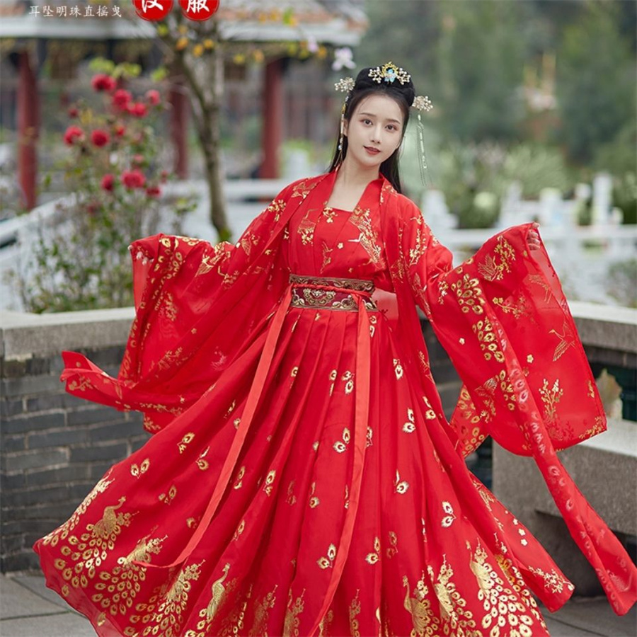 Women Fashion Reddit - Hanfu gaun dansa wanita tradisional Cina,