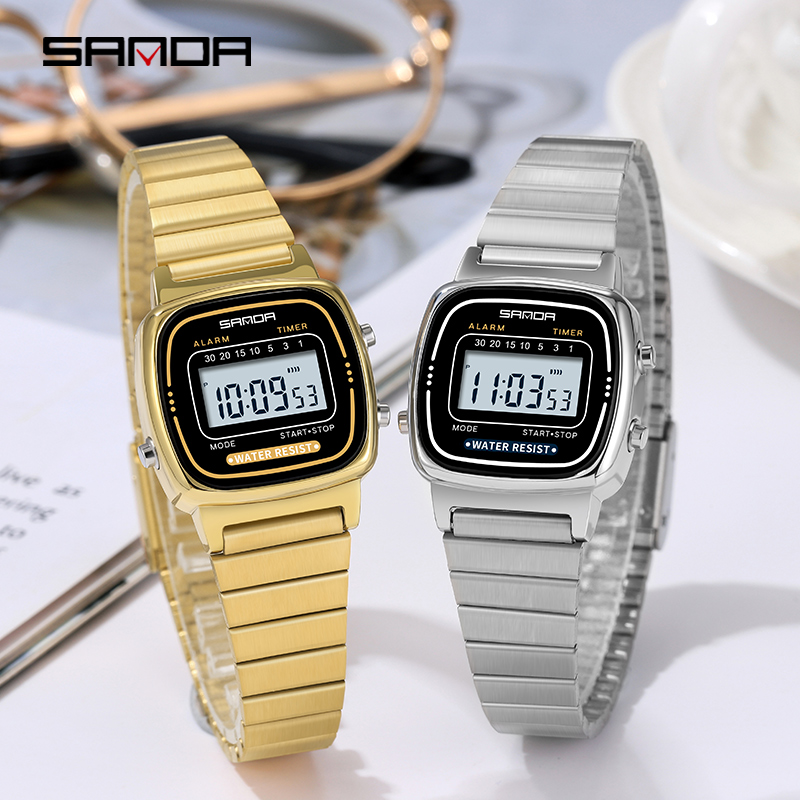 SANDA 6053 jam tangan elektron - Women Fashion Zone ulasan dan harga