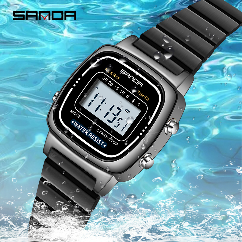 SANDA 6053 jam tangan elektron - Women Fashion Zone ulasan dan harga
