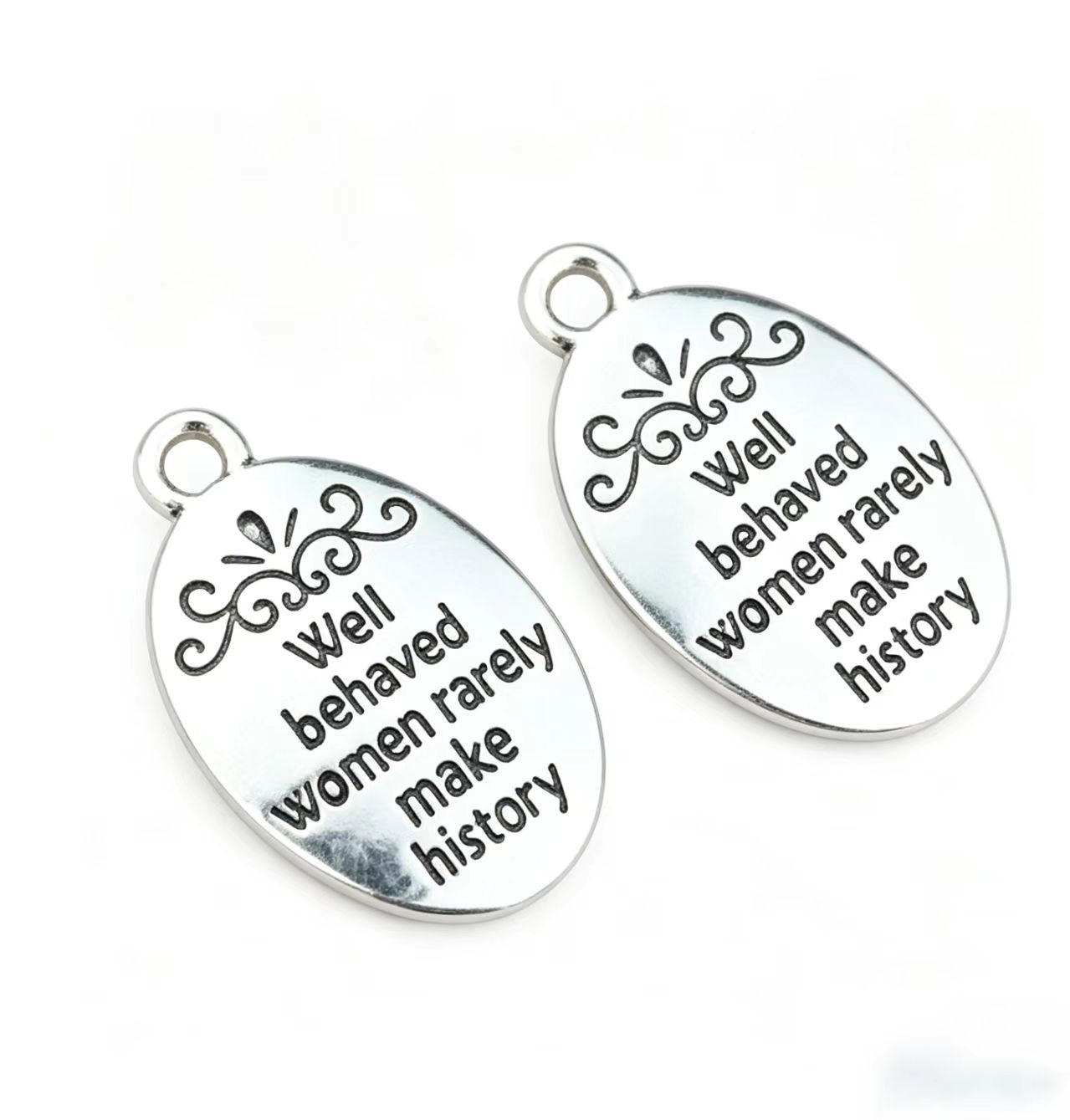 10 Buah/Lot Jimat Huruf Berlap - Women Fashion History ulasan dan harga