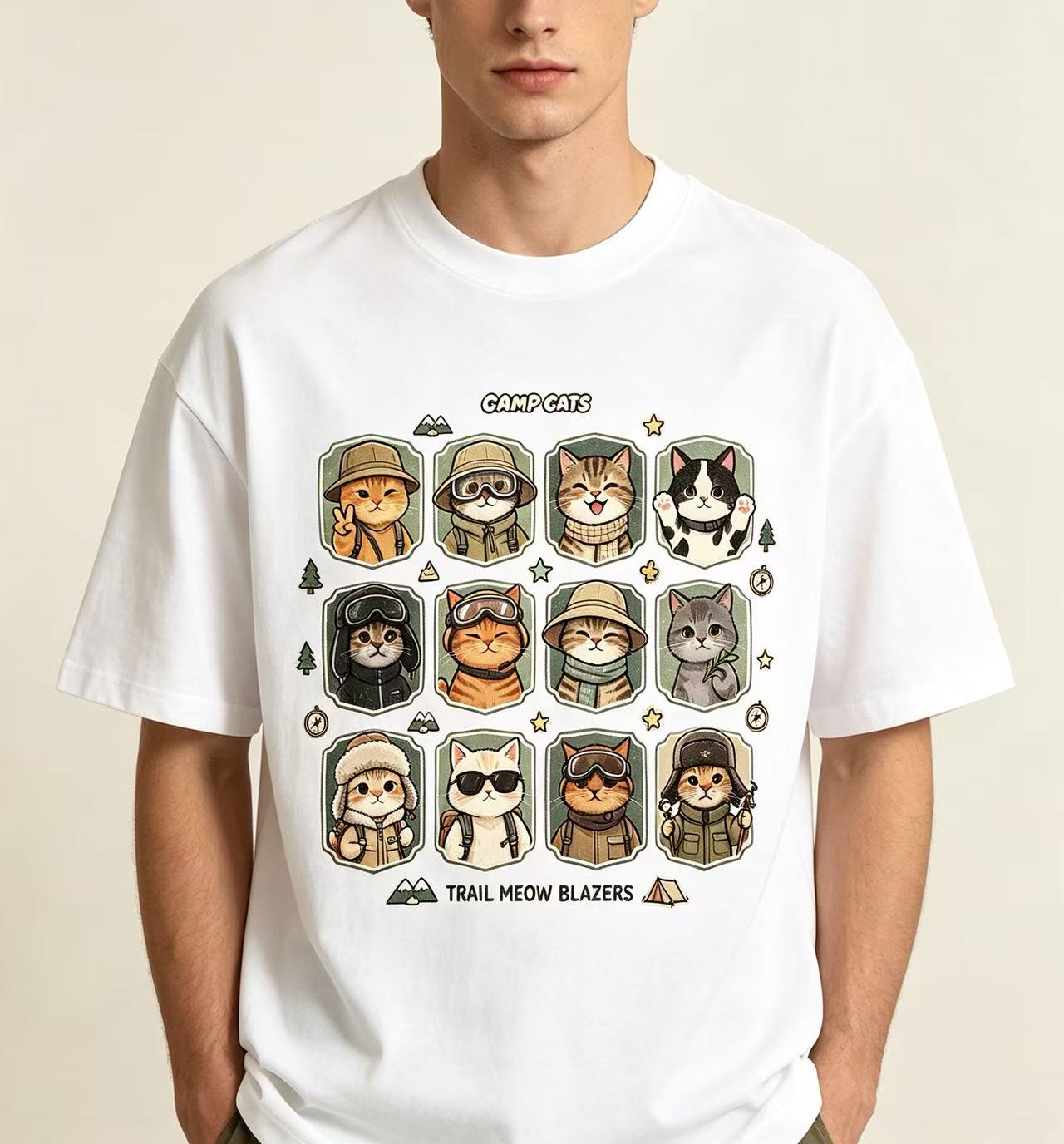 Kaos Unisex Camp Cats Trail Me - Blazer Women Oversized ulasan dan harga