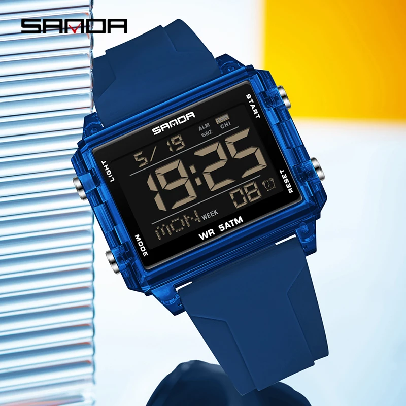 SANDA Jam Tangan Elektronik Pr - Women Fashion Zone ulasan dan harga