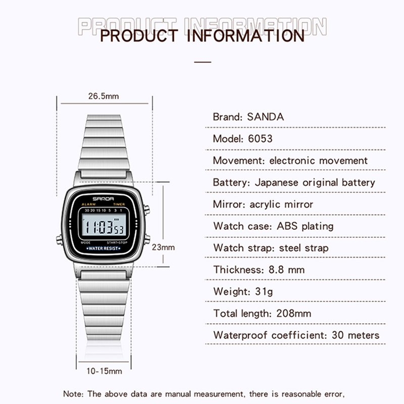 SANDA jam tangan wanita Quartz - Women Fashion Zone ulasan dan harga