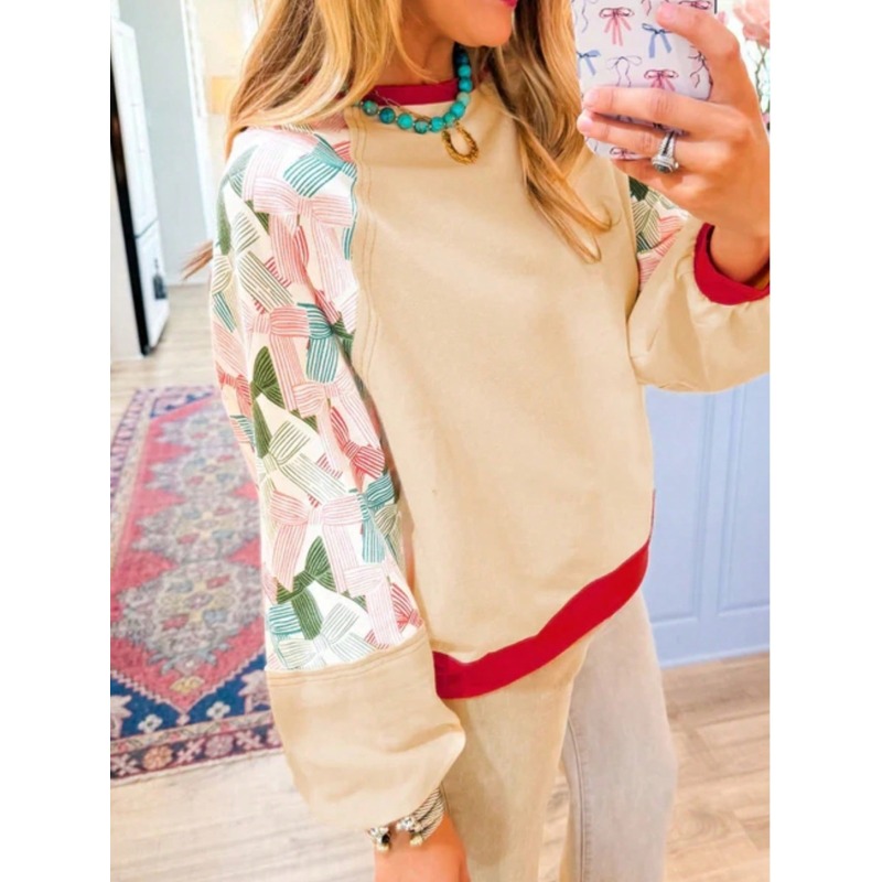Sweater Lengan Panjang Kasual  - Women'S Fashion Sweatshirts ulasan dan harga