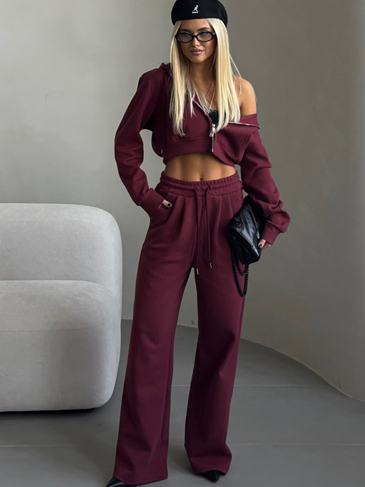 FSMG Set Celana Pendek Berkeru - Women'S Fashion Sweatshirts ulasan dan harga