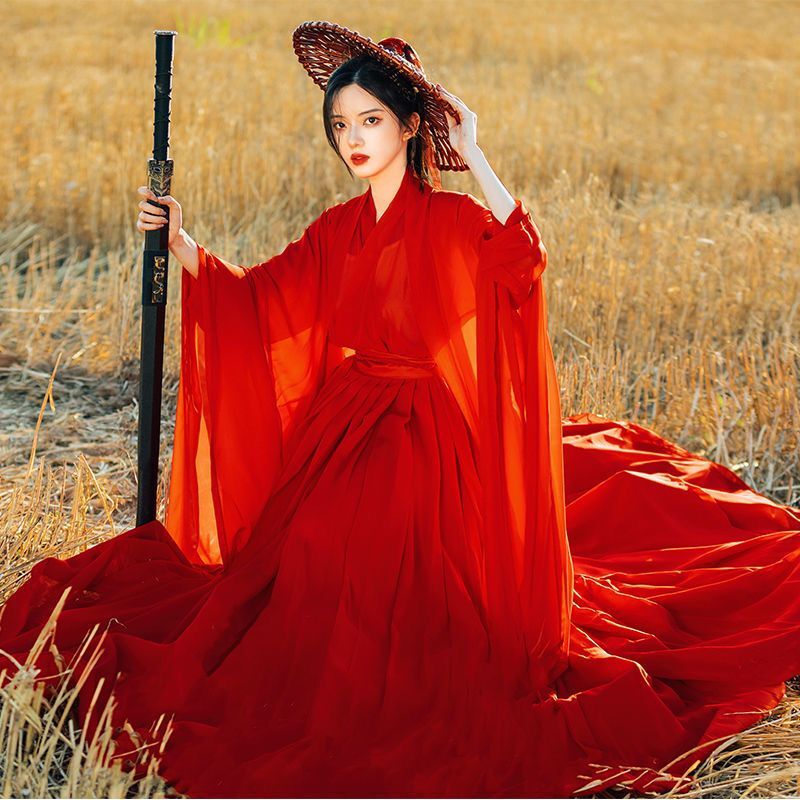 Gaun Hanfu Wanita Set Hanfu Tr - Women Fashion Reddit ulasan dan harga