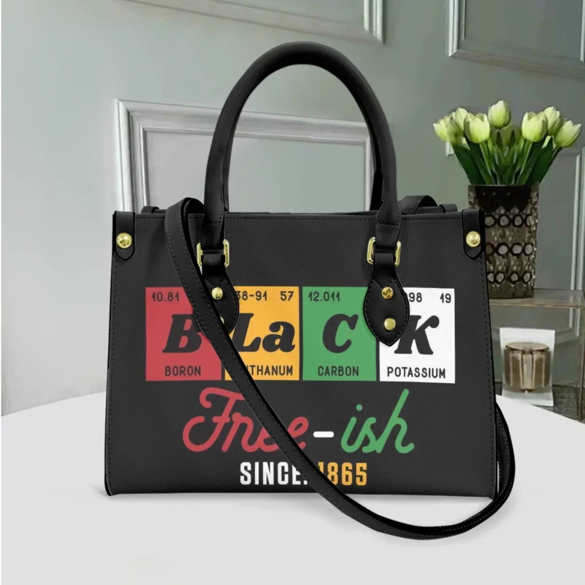 Tas Jinjing Cetak Black Histor - Women Fashion History ulasan dan harga