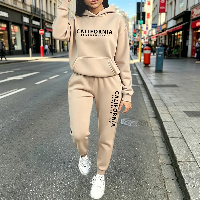 Setelan Hoodie Jogger Kasual U - Women'S Fashion Sweatshirts ulasan dan harga