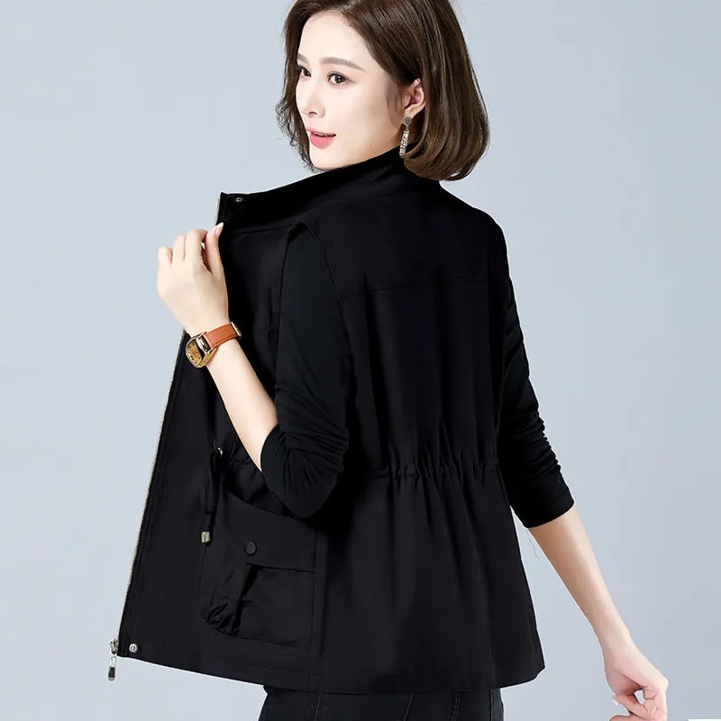 Rompi Wanita Ringan Kerah Tega - Women'S Fashion Utility Vest ulasan dan harga