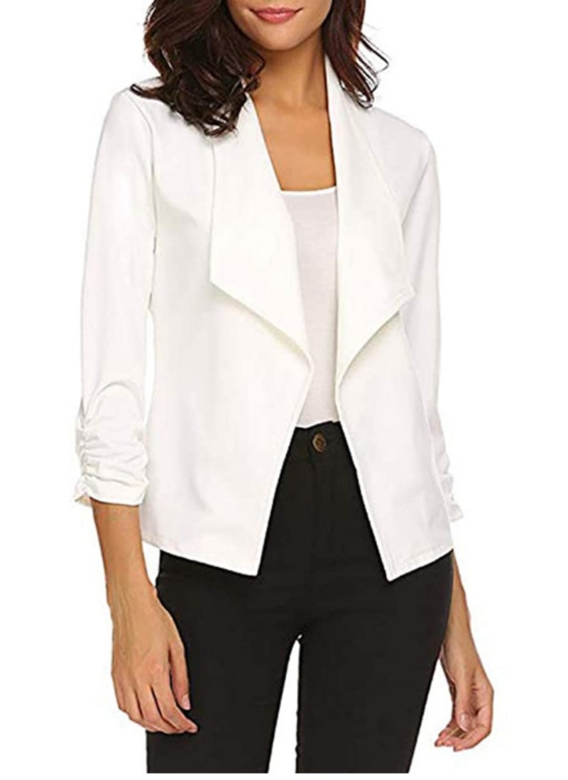 Blazer wanita kantor kerja dep - Blazer Women Oversized ulasan dan harga