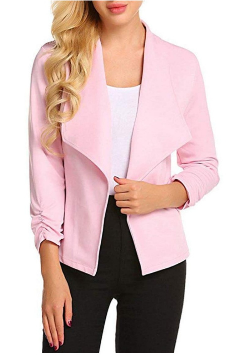 Blazer wanita kantor kerja dep - Blazer Women Oversized ulasan dan harga