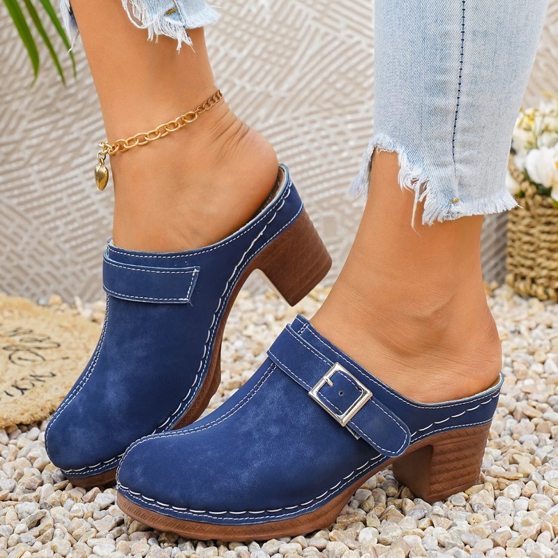 Sandal Wanita Hak Tinggi Chunk - Women'S Fashion Trends ulasan dan harga