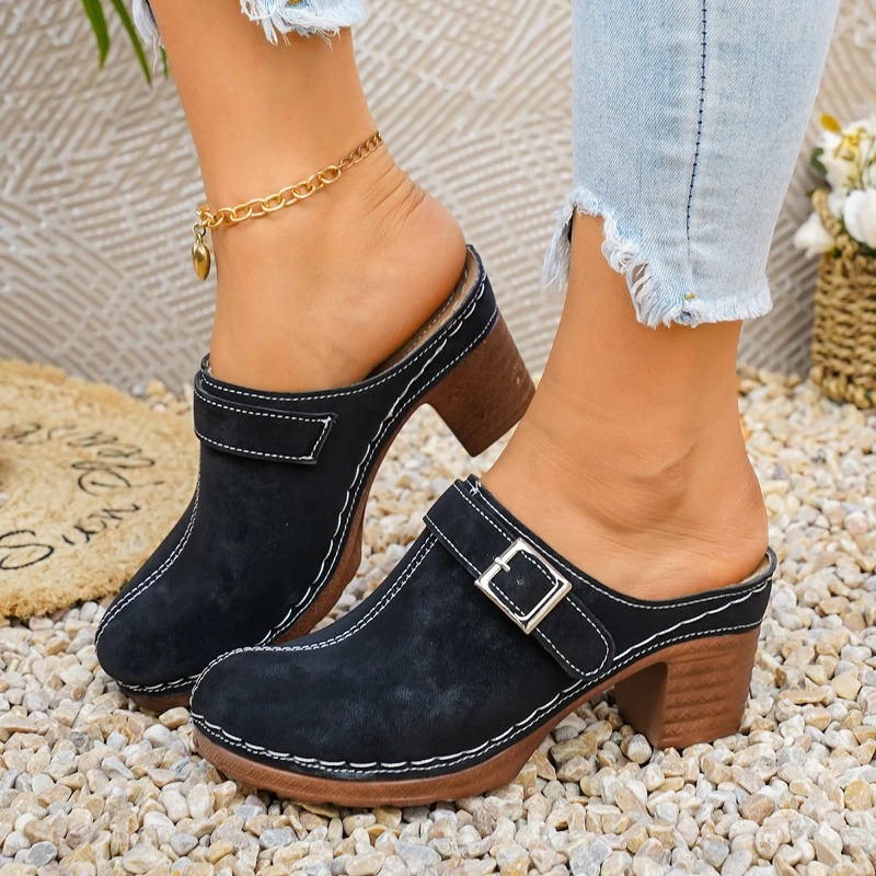 Sandal Wanita Hak Tinggi Chunk - Women'S Fashion Trends ulasan dan harga