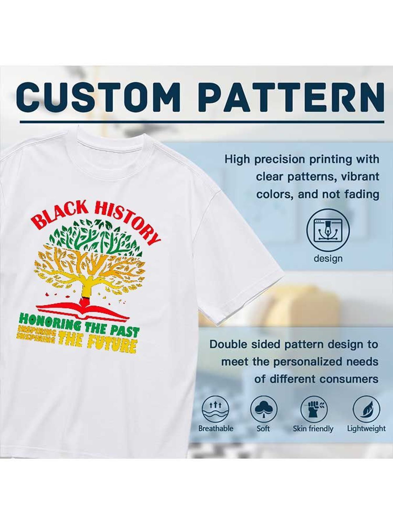 Kaos Grafis Black History Mont - Women Fashion History ulasan dan harga