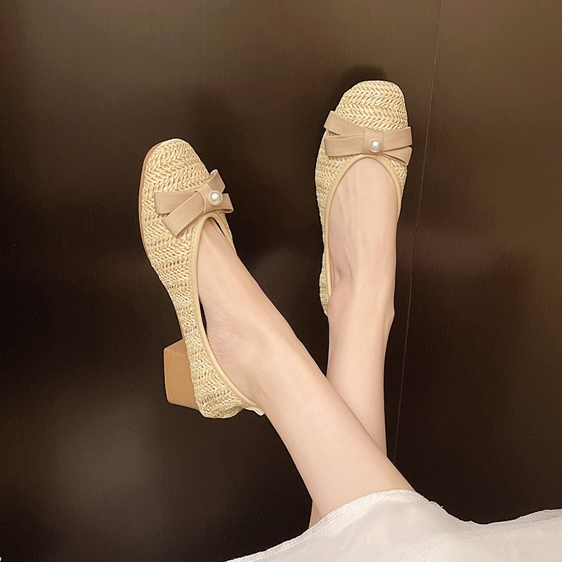 Sepatu Kasual Kulit Mewah Flat - Women'S Fashion Trends ulasan dan harga