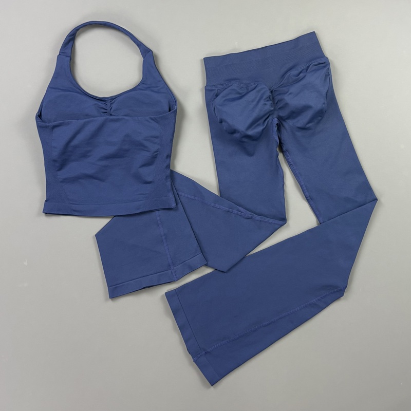 2Pcs Set Legging Flare Tanpa J - Women'S Fashion Leggings ulasan dan harga