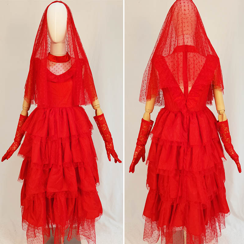 Lydia Deetz kostum dengan saru - Women Fashion Reddit ulasan dan harga