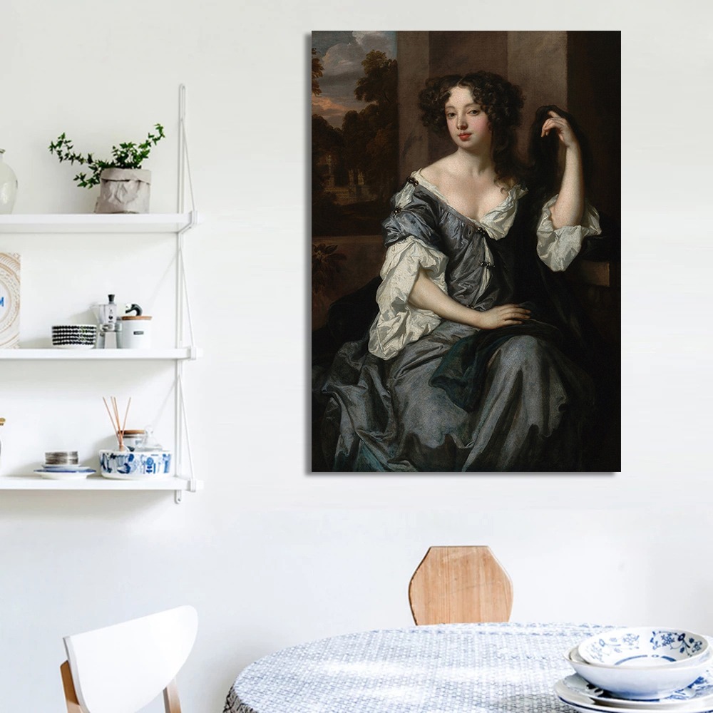 Poster Potret Wanita Renaisans - Women Fashion Drawing ulasan dan harga