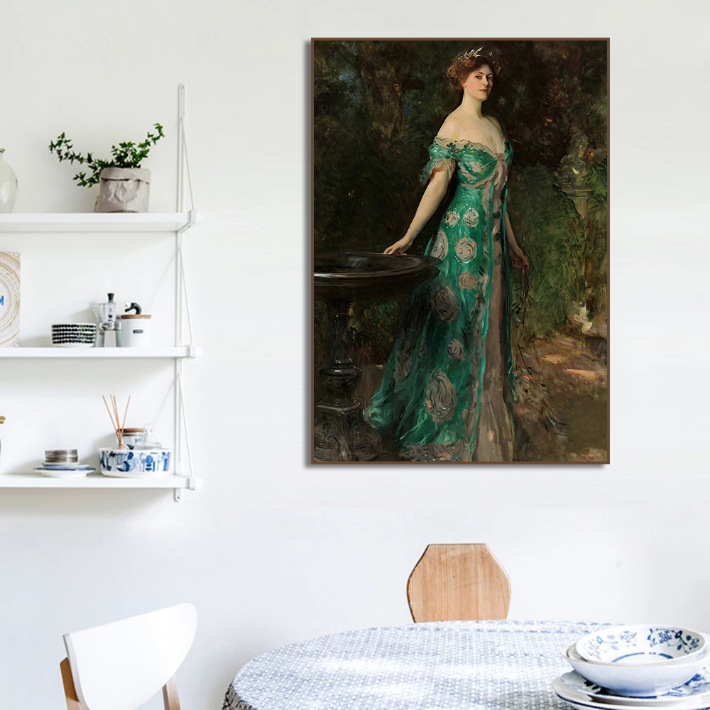 Poster Potret Wanita Renaisans - Women Fashion Drawing ulasan dan harga