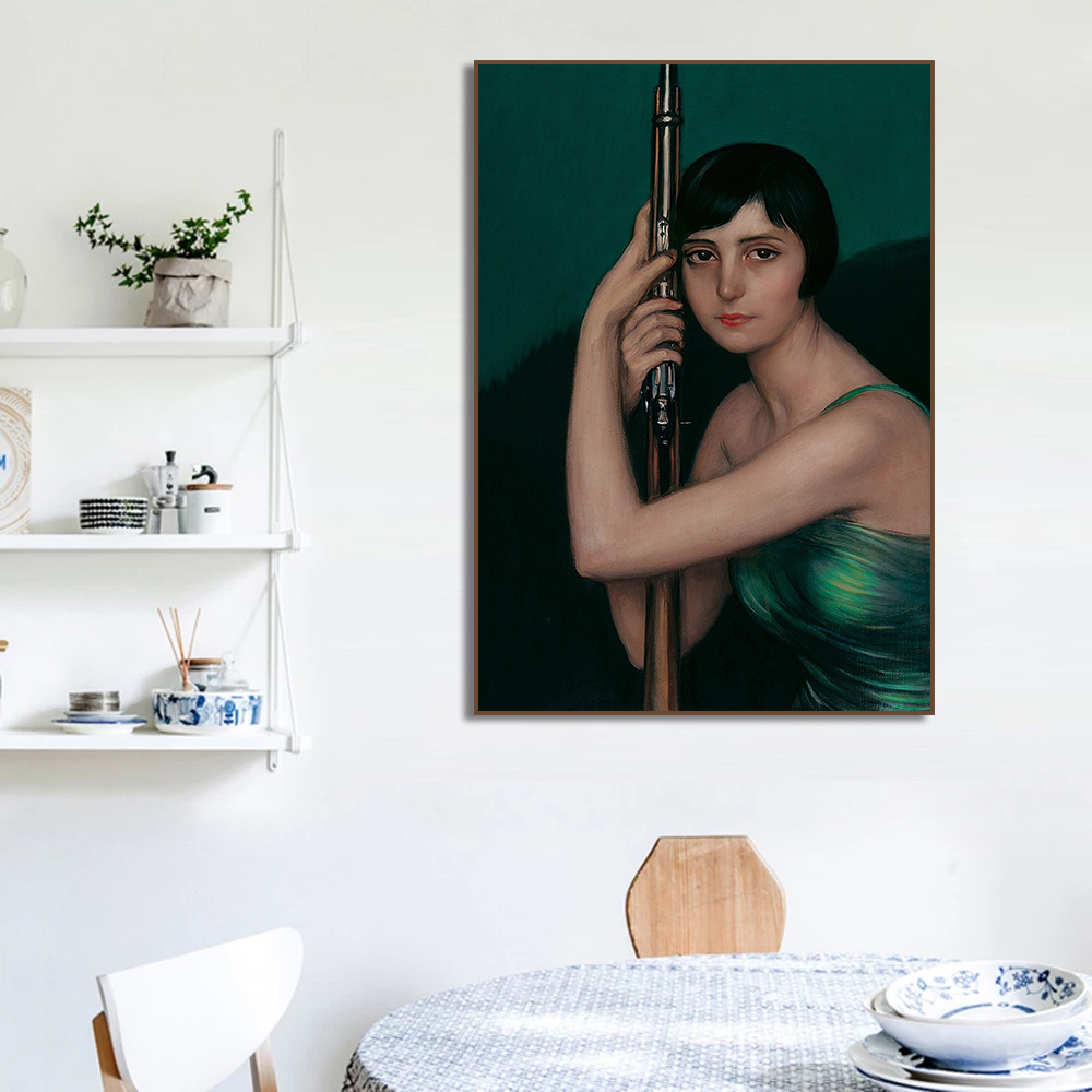 Poster Potret Wanita Renaisans - Women Fashion Drawing ulasan dan harga