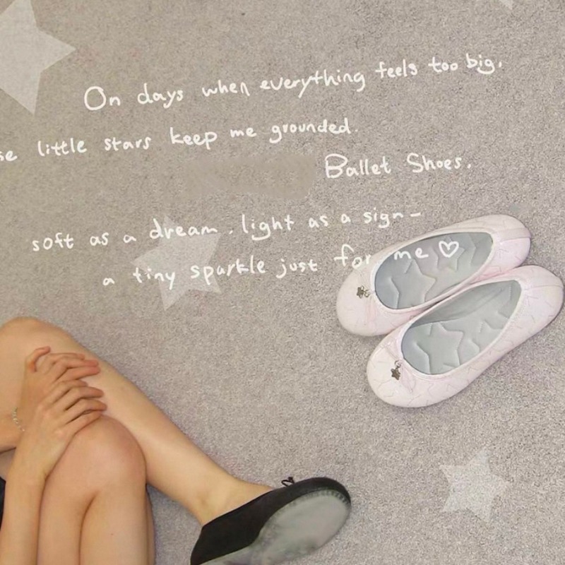 Sepatu Balet Bows - Gaya Baru  - Women Fashion Store ulasan dan harga