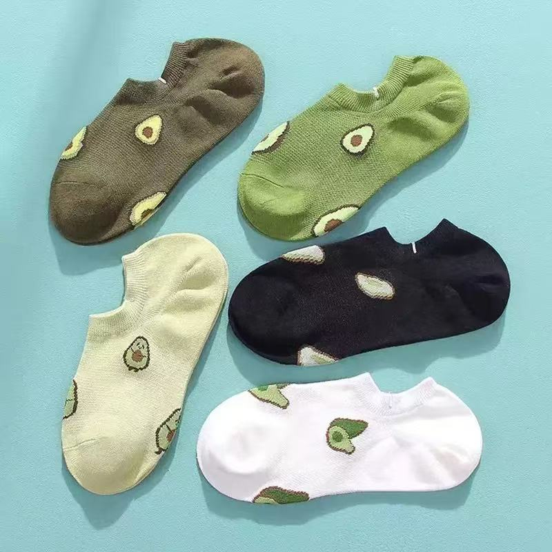 5 Pasang Kaus Kaki Pendek Moti - Women Fashion Drawing ulasan dan harga