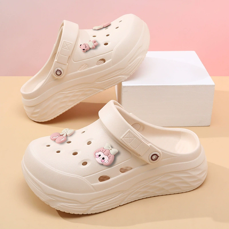 Sepatu Bakiak Platform Chunky  - Women Fashion Drawing ulasan dan harga