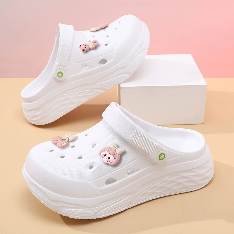 Sepatu Bakiak Platform Chunky  - Women Fashion Drawing ulasan dan harga