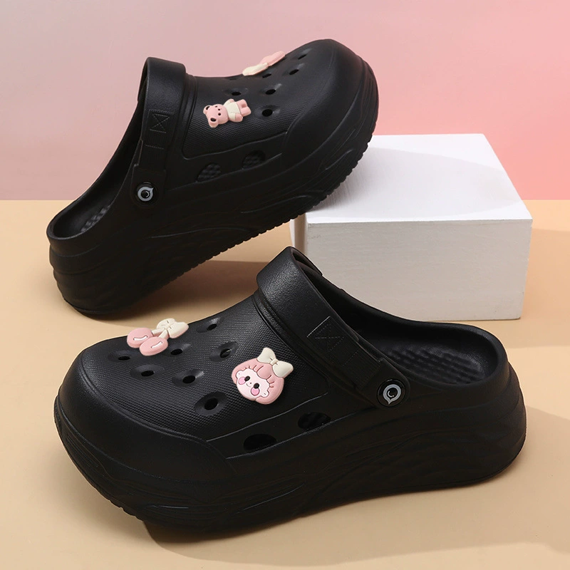 Sepatu Bakiak Platform Chunky  - Women Fashion Drawing ulasan dan harga