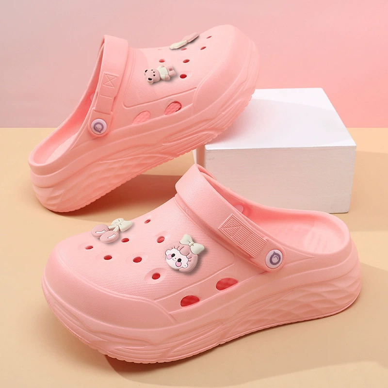 Sepatu Bakiak Platform Chunky  - Women Fashion Drawing ulasan dan harga