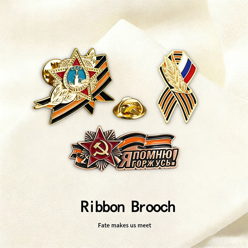 Bros Pin Bendera Rusia, Bros E - Women Fashion History ulasan dan harga