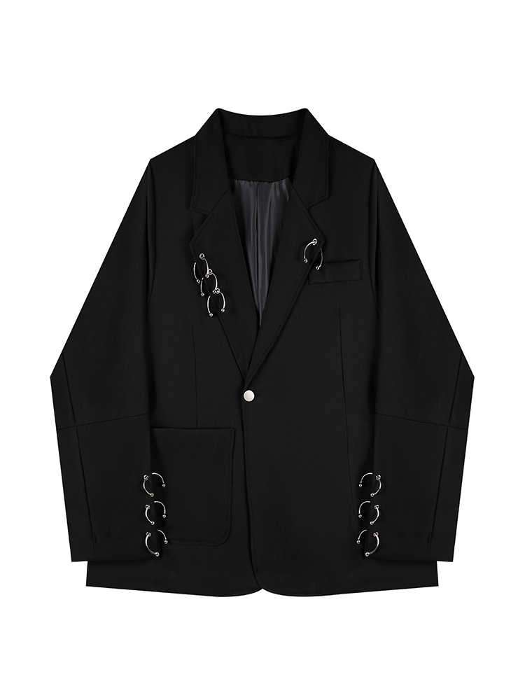 Jaket Blazer Wanita Hitam Goth - Blazer Women Oversized ulasan dan harga