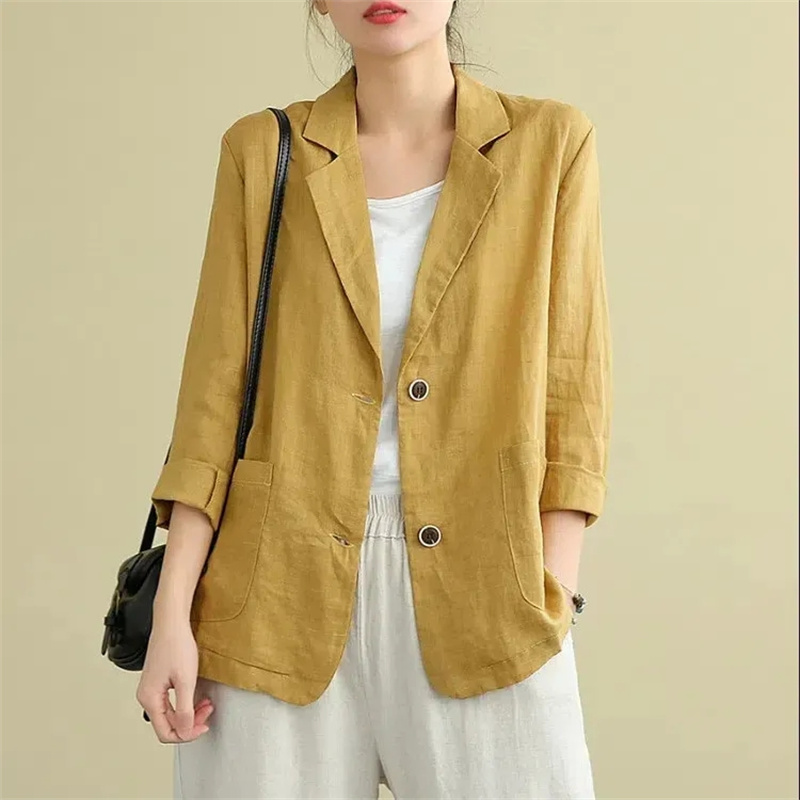 Jaket Blazer Tipis Santai Wani - Blazer Women Oversized ulasan dan harga