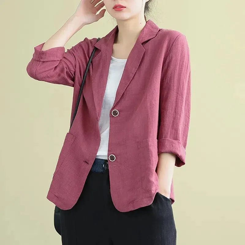 Jaket Blazer Tipis Santai Wani - Blazer Women Oversized ulasan dan harga
