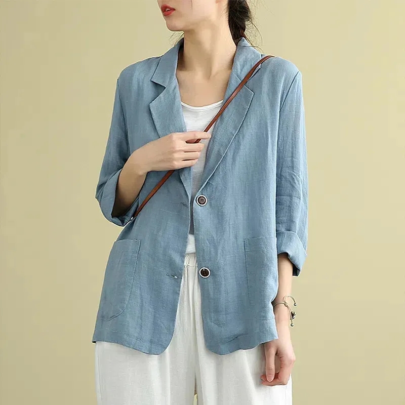 Jaket Blazer Tipis Santai Wani - Blazer Women Oversized ulasan dan harga