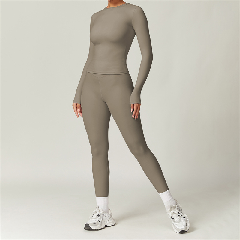 SVEIC Set Yoga Lengan Panjang  - Women'S Fashion Leggings ulasan dan harga