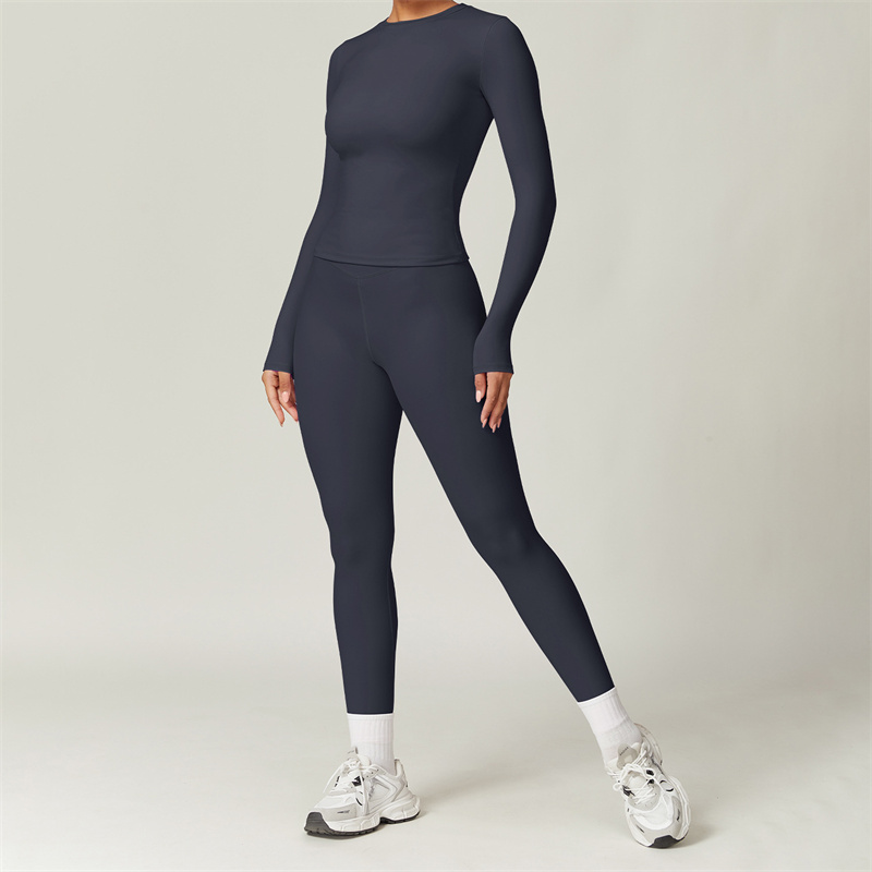 SVEIC Set Yoga Lengan Panjang  - Women'S Fashion Leggings ulasan dan harga