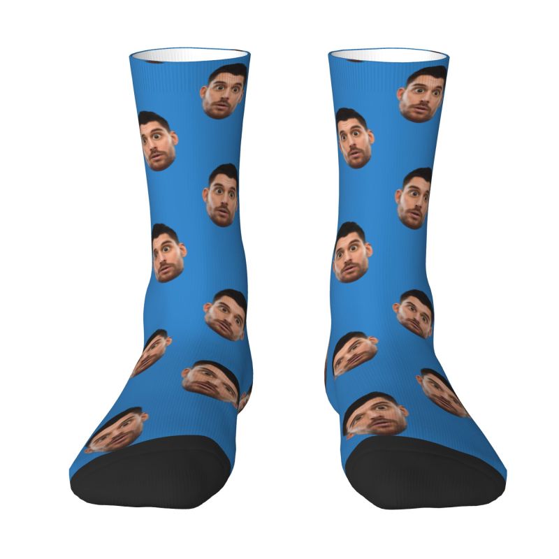 Kaos Kaki Foto Wajah Kustom un - Women Fashion Designer Dresses Photos ulasan dan harga