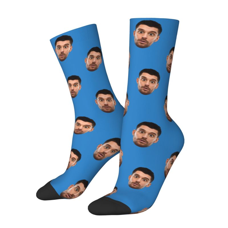 Kaos Kaki Foto Wajah Kustom un - Women Fashion Designer Dresses Photos ulasan dan harga