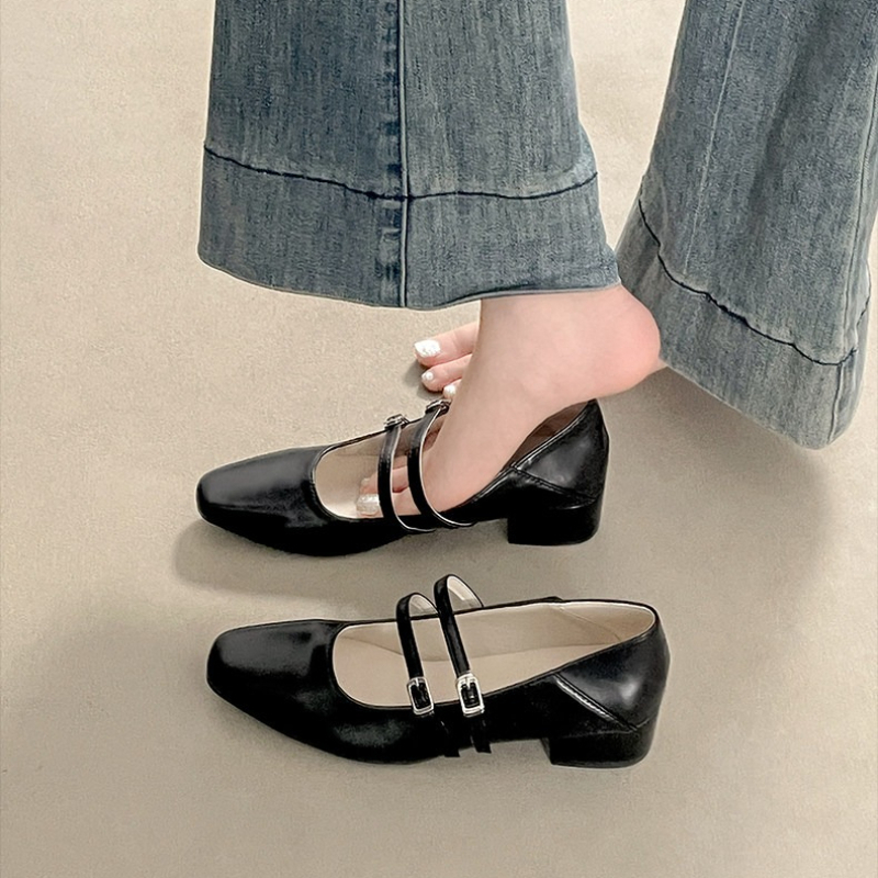 Sepatu Mary Jane Wanita Hak Re - Women Fashion Store ulasan dan harga