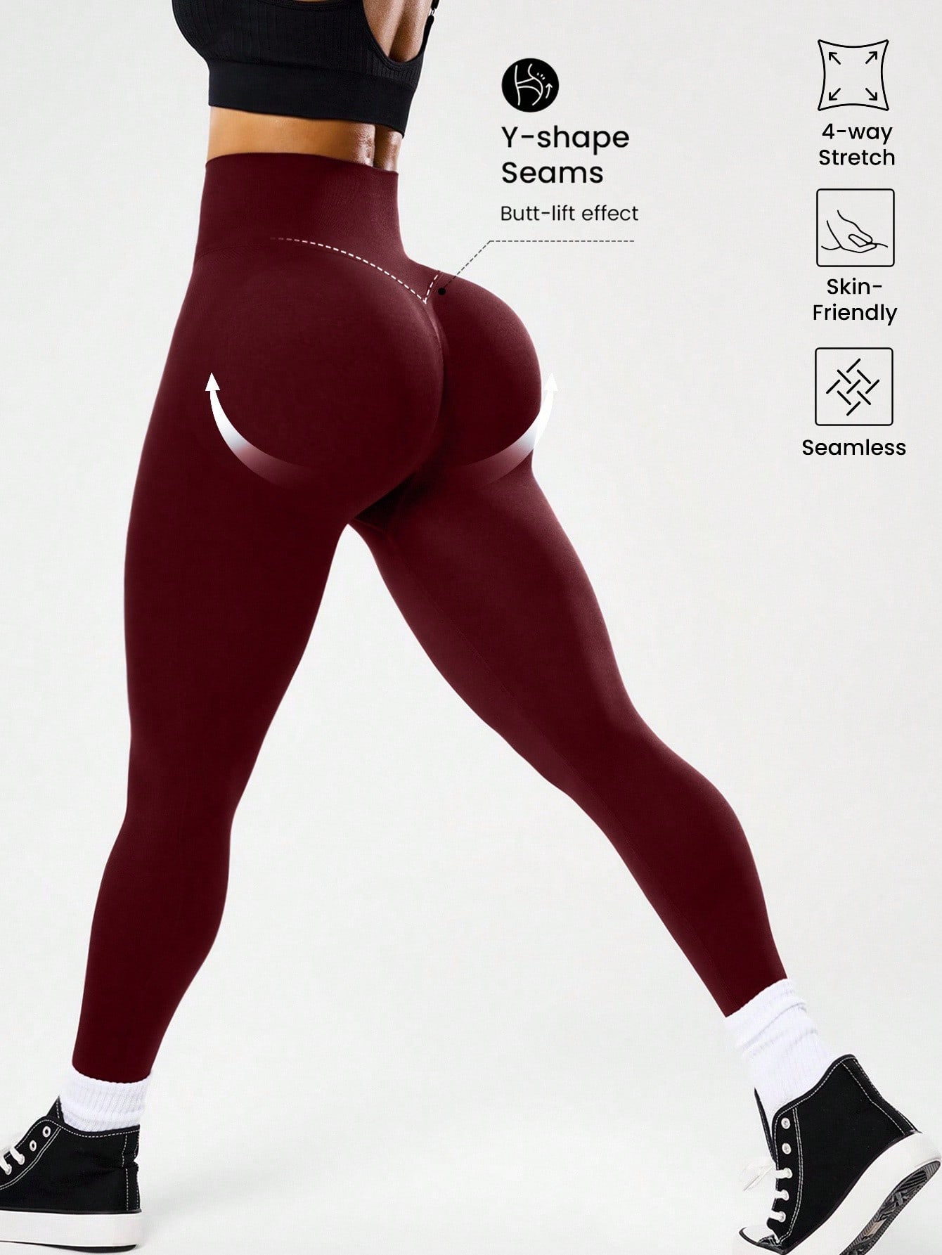 Legging yoga seamless berpingg - Women'S Fashion Leggings ulasan dan harga