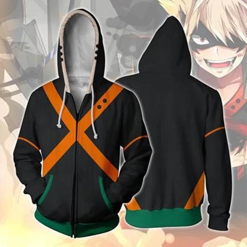 Cosplay Anime 3D Baru My Hero  - Women'S Fashion Sweatshirts ulasan dan harga